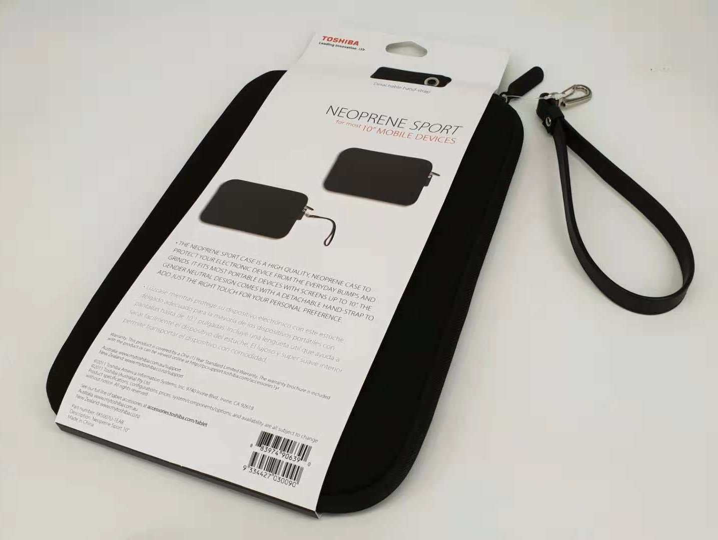 TOSHIBA NEOPRENE SPORT Black Case for 10" Tablet | Auzzi Store