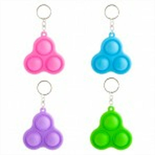 Triple Push And Pop Keychain (COLOUR SENT AT RANDOM) | Auzzi Store