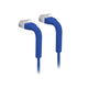 UBIQUITI patch cable with both end bendable RJ45 0.22m - Blue | Auzzi Store