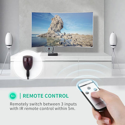 UGREEN 1 x 3 HDMI Switch - Black (40234) | Auzzi Store