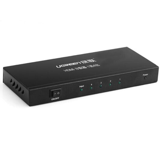 UGREEN 1 x 4 HDMI Amplifier Splitter - Black (40202) | Auzzi Store