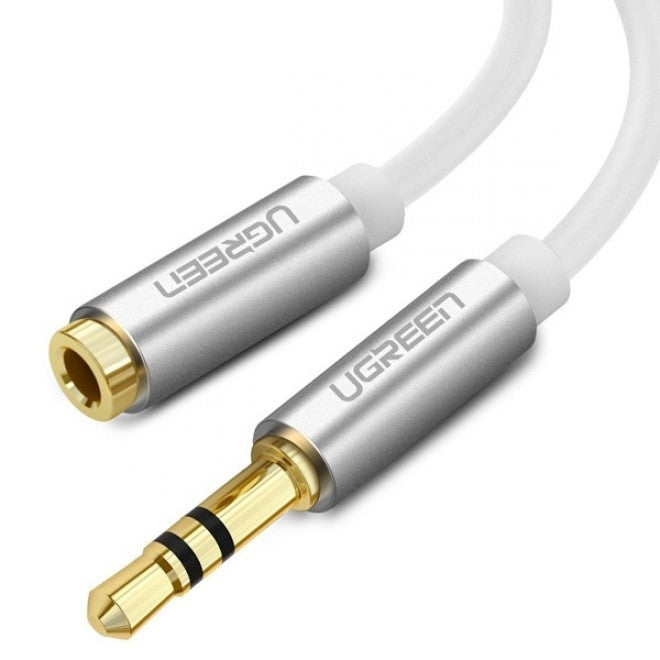UGREEN 10778 3.5mm Male to 3.5mm Female Extension Cable 5m (White) | Auzzi Store