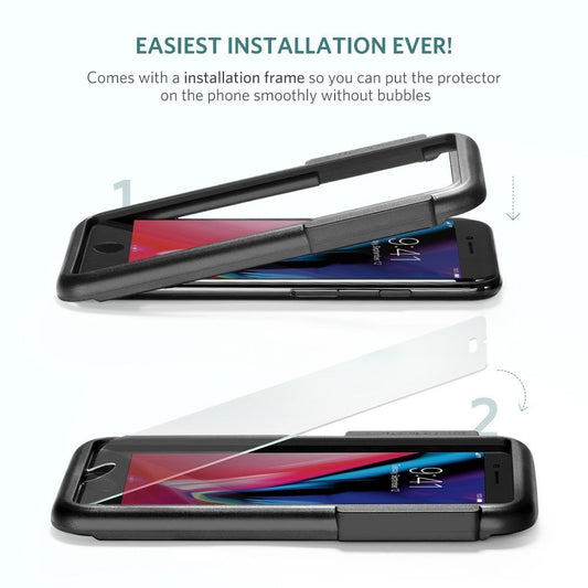 UGREEN 2.5D Round Edge HD Screen Protector, 2 Pack Tempered Glass For iPhone 7/8  Plus 5.5 inch 60395 | Auzzi Store