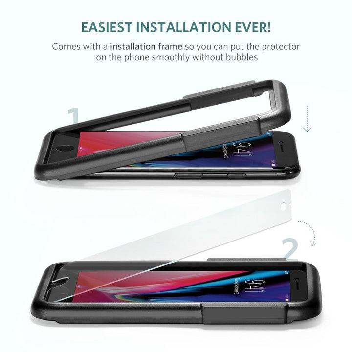 UGREEN 2.5D Round Edge HD Screen Protector, 2 Pack Tempered Glass For iPhone 7/8  Plus 5.5 inch 60395 | Auzzi Store