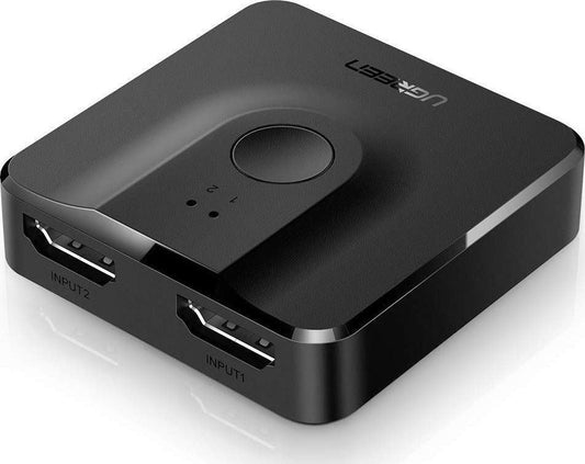 UGREEN 2-Port 4K HDMI Switch/Splitter Black (50966) | Auzzi Store