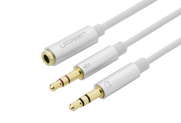 UGREEN 3.5mm Female to 2mm male audio cable - White (20897) | Auzzi Store