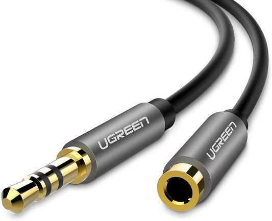 UGREEN 3.5mm Male to 3.5mm Female Extension Cable 1.5m  Black 10593 | Auzzi Store