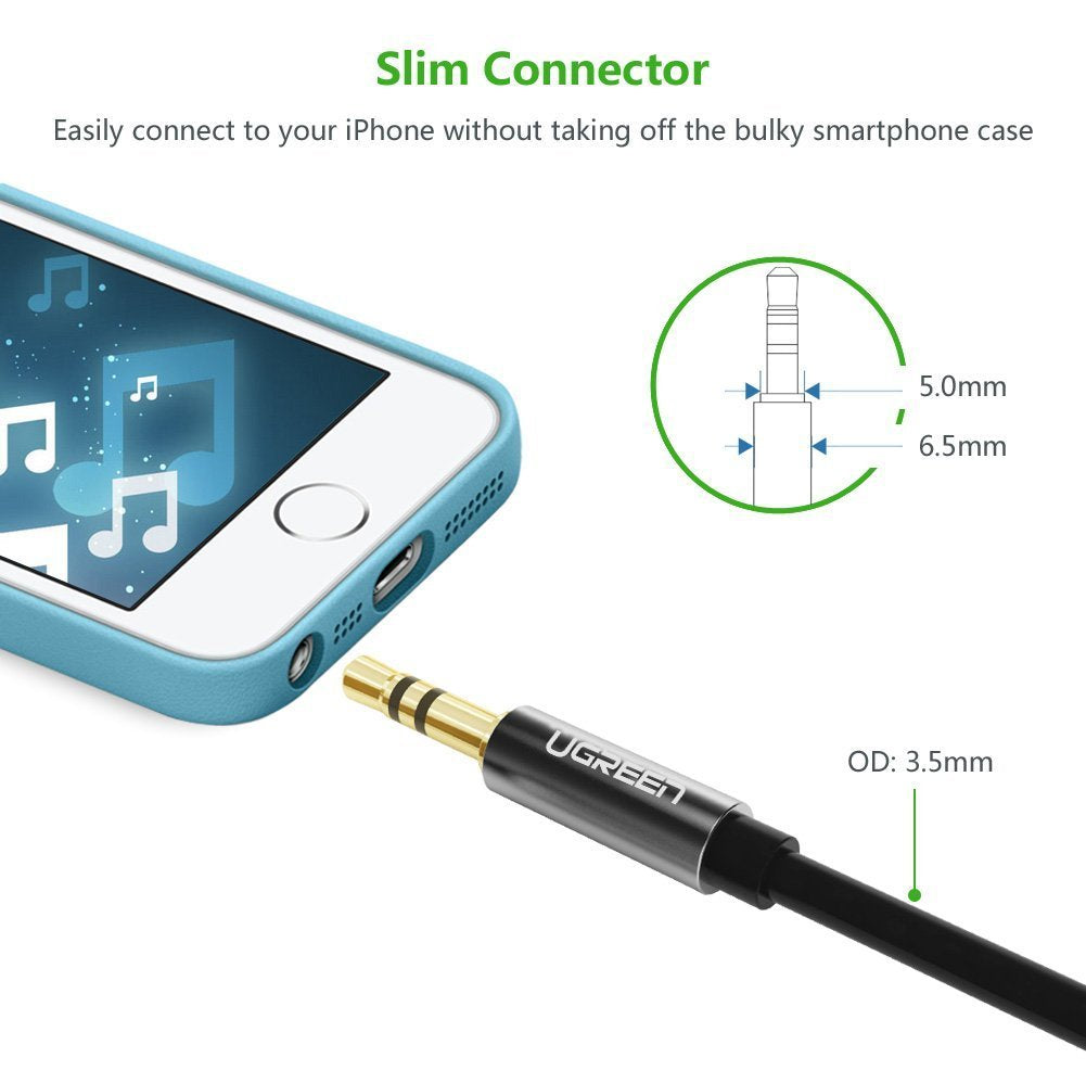 UGREEN 3.5mm Male to 3.5mm Male Audio Cable 1M (10733) | Auzzi Store