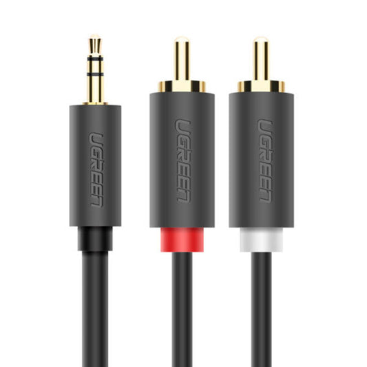 UGREEN 3.5mm male to 2RCA male cable 3M (10512) | Auzzi Store