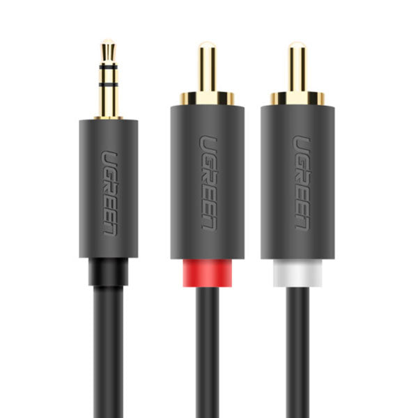 UGREEN 3.5mm male to 2RCA male cable 5M (10513) | Auzzi Store