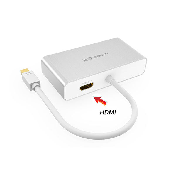 UGREEN 3-in-1 Mini DisplayPort to HDMI&VGA&DVI converter - white (10438) | Auzzi Store