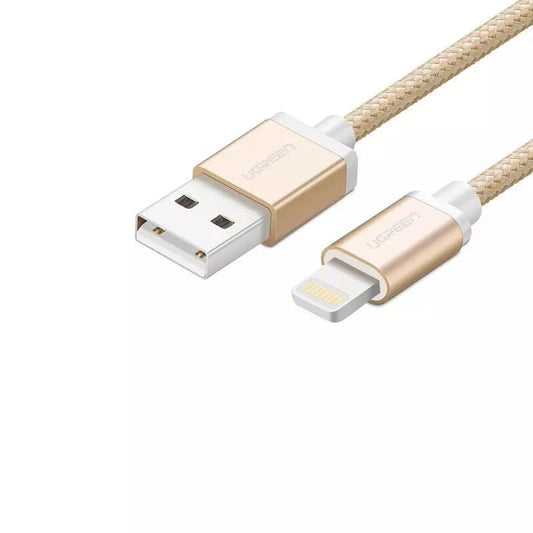 UGREEN 30587 iPhone 8-pin to USB2.0 Sync & Charging Cable 1M Gold | Auzzi Store