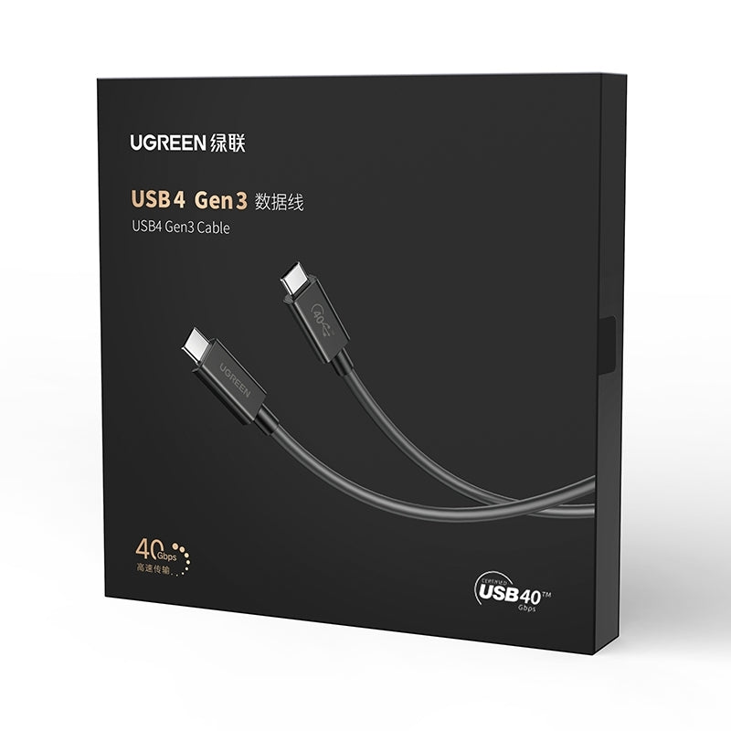 UGREEN 30691 Type-C USB4 Gen3 Cable 0.8M | Auzzi Store
