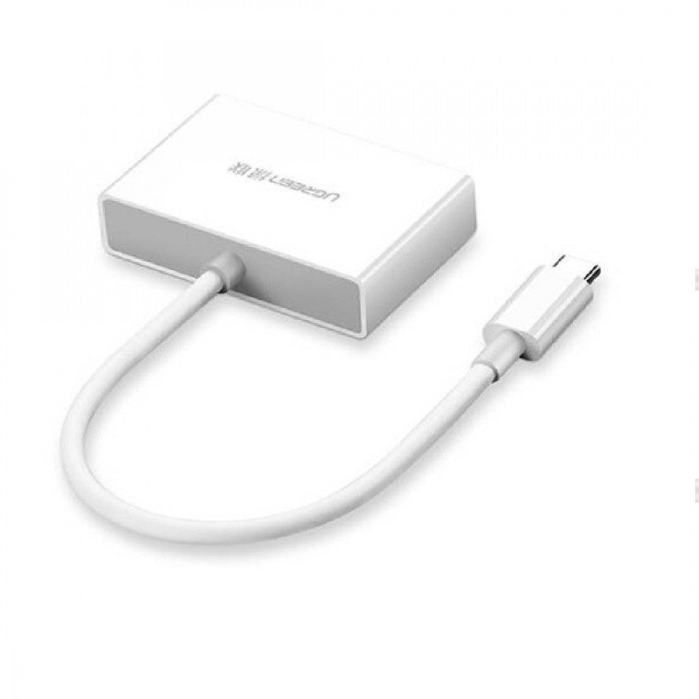 UGREEN 30843 Type-C to HDMI VGA Converter White | Auzzi Store