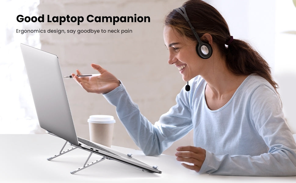UGREEN 40289 Foldable Laptop Stand (Silver) | Auzzi Store