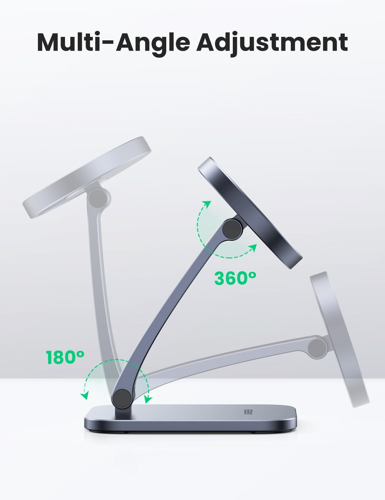UGREEN 40290 Desk Adjustable and Foldable Aluminum Magsafe Charging Stand | Auzzi Store