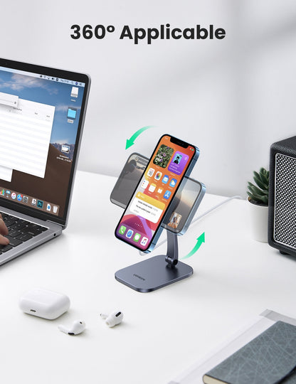 UGREEN 40290 Desk Adjustable and Foldable Aluminum Magsafe Charging Stand | Auzzi Store