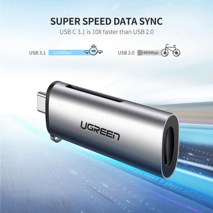 UGREEN 50704 USB-C SD Card Reader | Auzzi Store