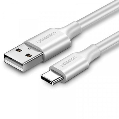 UGREEN 60121 USB 2.0 Type-A to Type-C Male Nickel Plated Cable 1M (White) | Auzzi Store