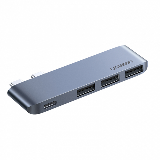 UGREEN 60564 Dual USB-C to USB3.0x3 + USB-C Adaptor | Auzzi Store