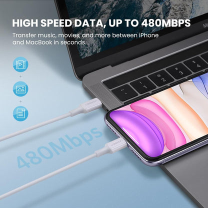 UGREEN 60749 MFi USB-C to iPhone 8-pin Charging Cable 2M | Auzzi Store