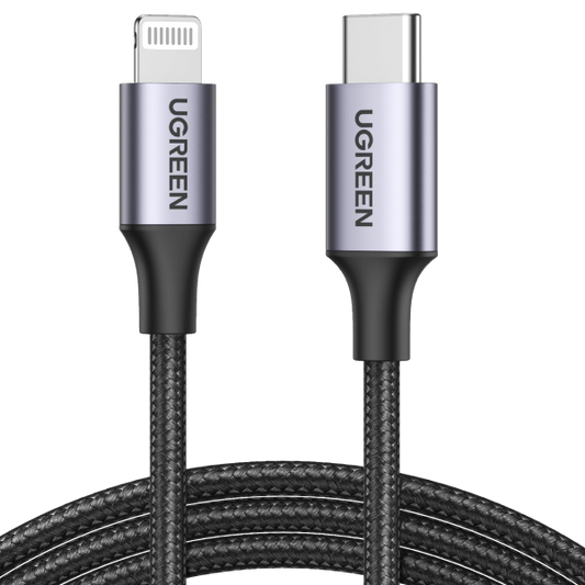 UGREEN 60761 USB-C to iPhone 8-pin Fast-Charging Cable 2M | Auzzi Store