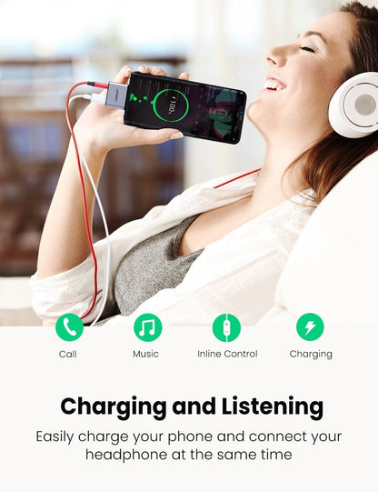 UGREEN 70312 2-in-1 USB C to C and 3.5mm Adapter | Auzzi Store