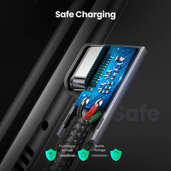 UGREEN 70529 60W Angle USB C to C Cable 1M | Auzzi Store