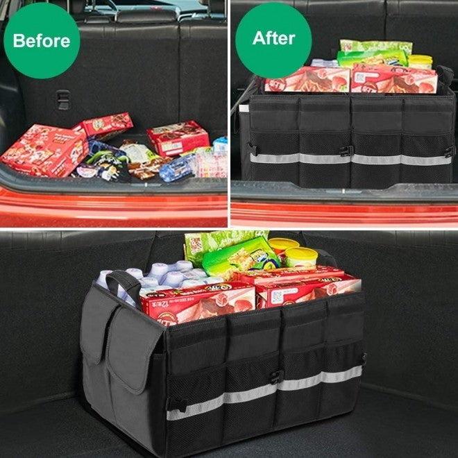 UGREEN 80710 Multifunctional Car Trunk Organizer Black | Auzzi Store
