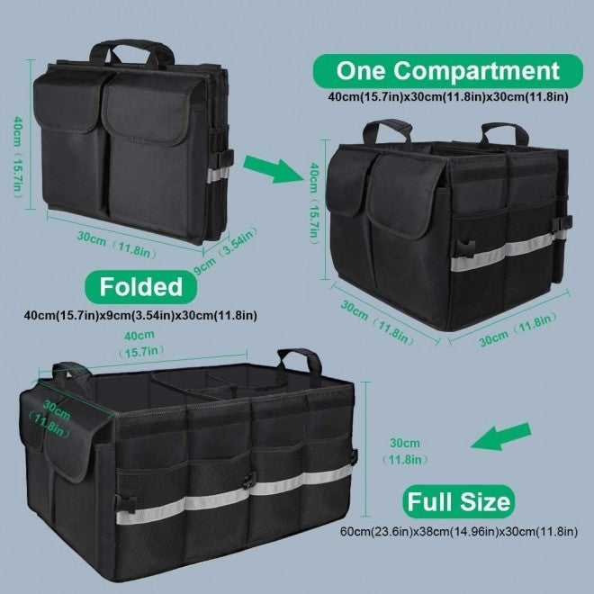 UGREEN 80710 Multifunctional Car Trunk Organizer Black | Auzzi Store