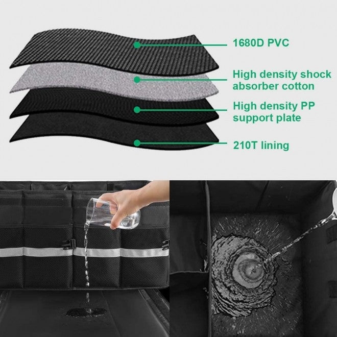 UGREEN 80710 Multifunctional Car Trunk Organizer Black | Auzzi Store