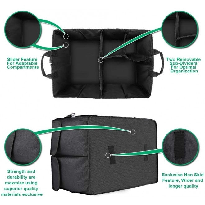 UGREEN 80710 Multifunctional Car Trunk Organizer Black | Auzzi Store