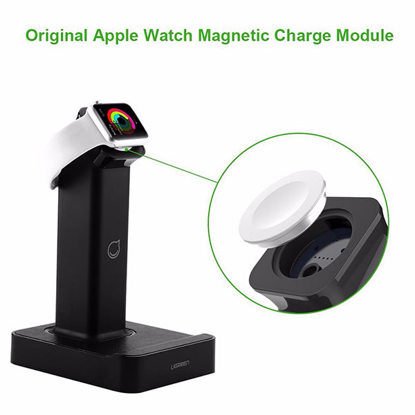 UGREEN Apple Watch Magnetic charging Dock - Black (30361) | Auzzi Store