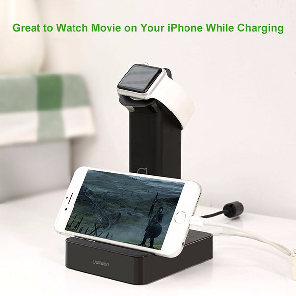 UGREEN Apple Watch Magnetic charging Dock - Black (30361) | Auzzi Store