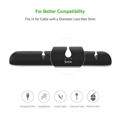 UGREEN Cable Organizer (2pcs/pack) - Black (30762) | Auzzi Store