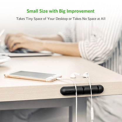 UGREEN Cable Organizer (2pcs/pack) - Black (30762) | Auzzi Store