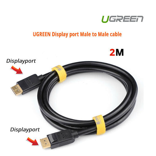 UGREEN DP male to male cable 2M | Auzzi Store