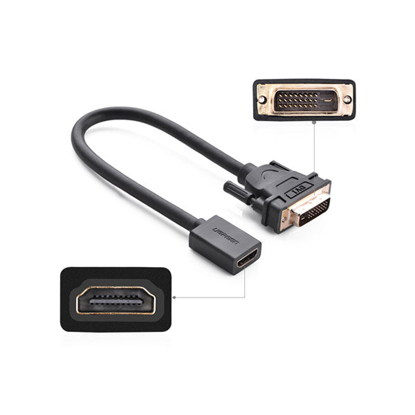 UGREEN DVI male to HDMI female adapter cable (20118) | Auzzi Store