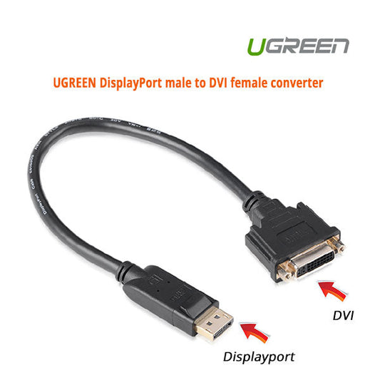 UGREEN DisplayPort male to DVI female converter (20405) | Auzzi Store