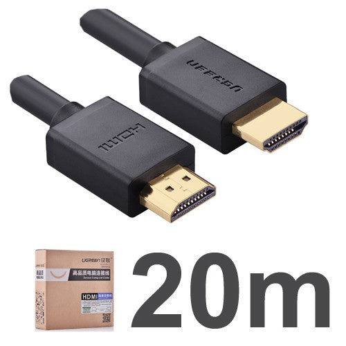 UGREEN HDMI cable 1.4V full copper 19+1(with IC) 20M (40554) | Auzzi Store