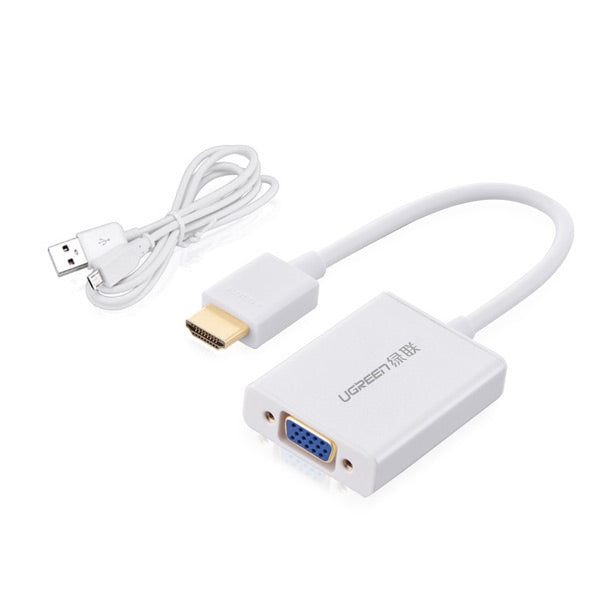 UGREEN HDMI to VGA & 3.5MM Audio / Mirco USB converter (40212) | Auzzi Store