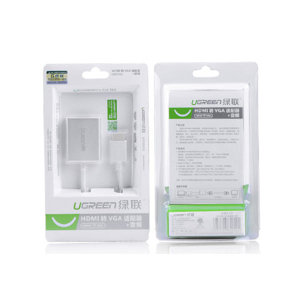 UGREEN HDMI to VGA & 3.5MM Audio / Mirco USB converter (40212) | Auzzi Store