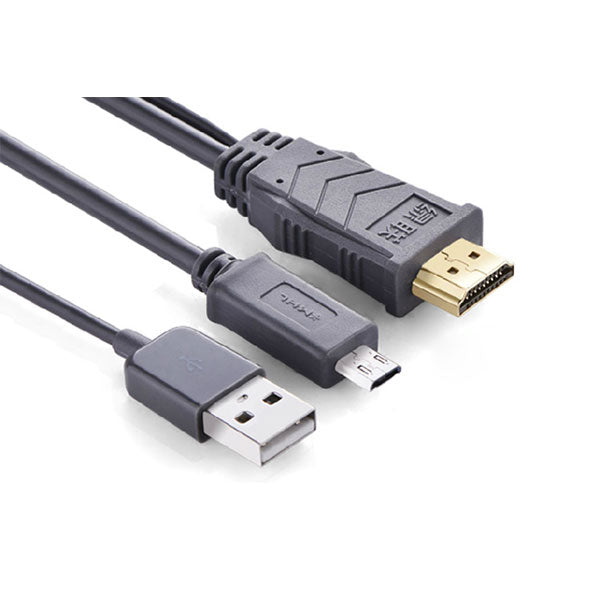 UGREEN MHL Micro USB 11 Pin to HDMI Adater Cable 2M (20139) | Auzzi Store