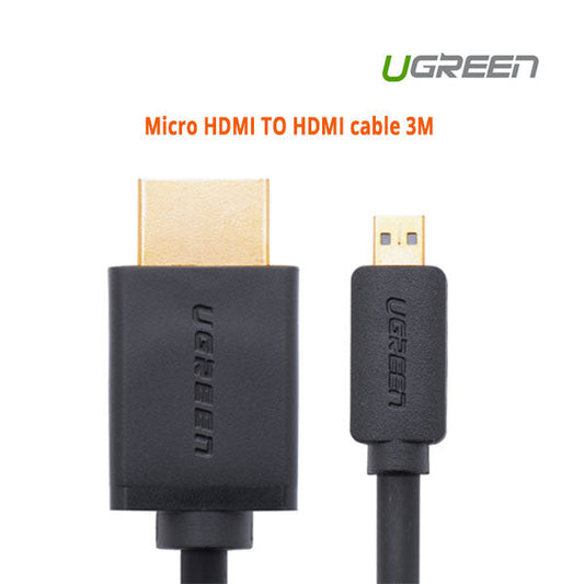 UGREEN Micro HDMI TO HDMI cable 3M (30104) | Auzzi Store