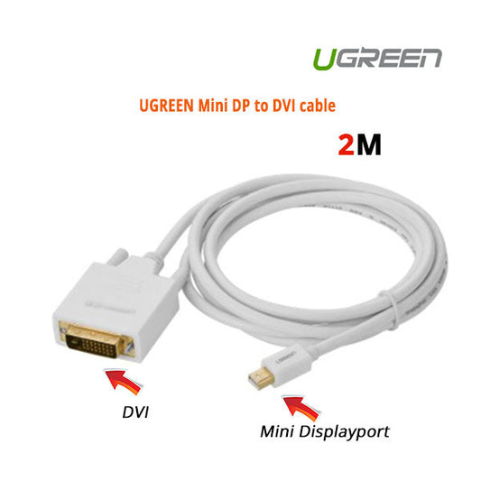 UGREEN Mini DP to DVI cable 2M | Auzzi Store