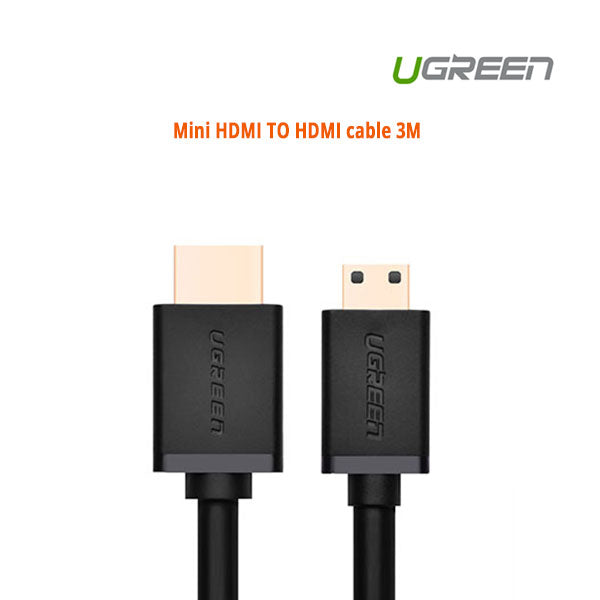 UGREEN Mini HDMI TO HDMI cable 3M (10118) | Auzzi Store
