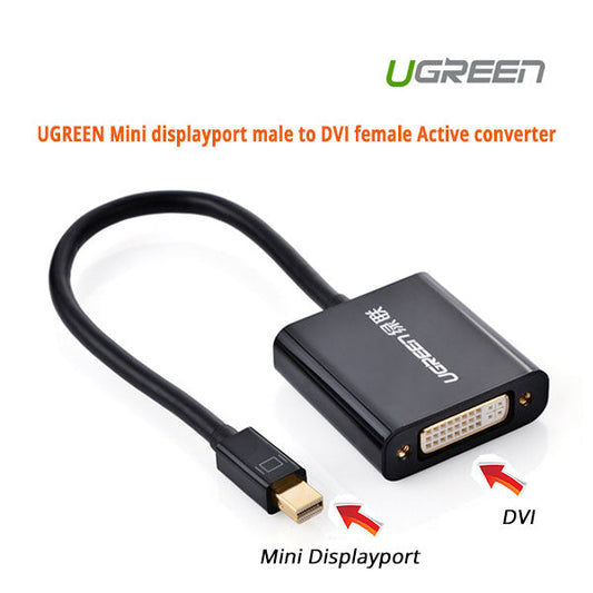 UGREEN Mini displayport male to DVI female Active converter (10448) | Auzzi Store