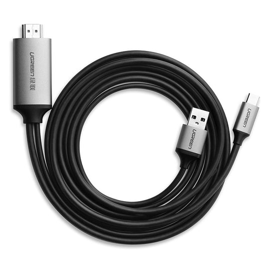 UGREEN Type C to HDMI cable with USB Power 1.5M (50544) | Auzzi Store