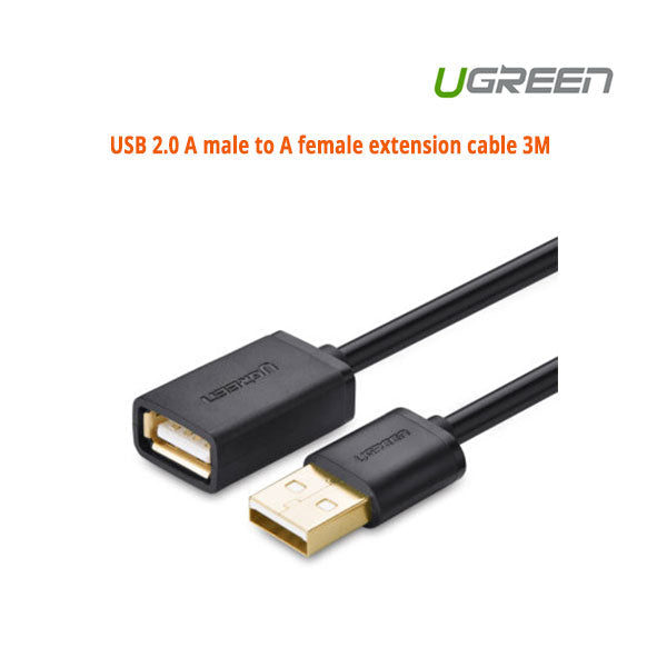UGREEN USB 2.0 A male to A female extension cable 3M (10317) | Auzzi Store