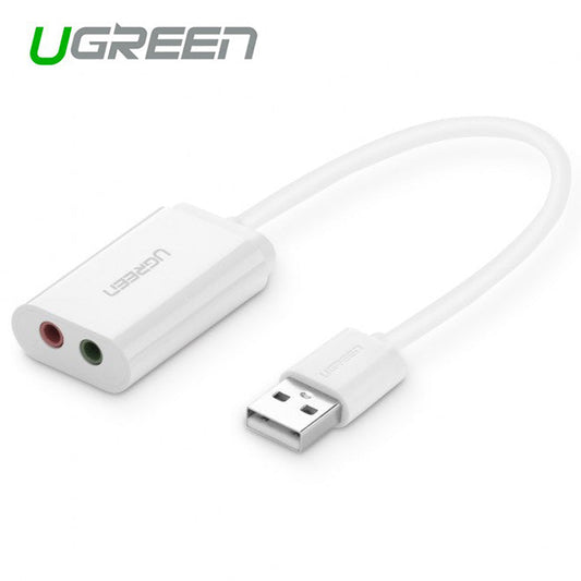 UGREEN USB 2.0 External 3.5mm Sound Card Adapter (30143) | Auzzi Store